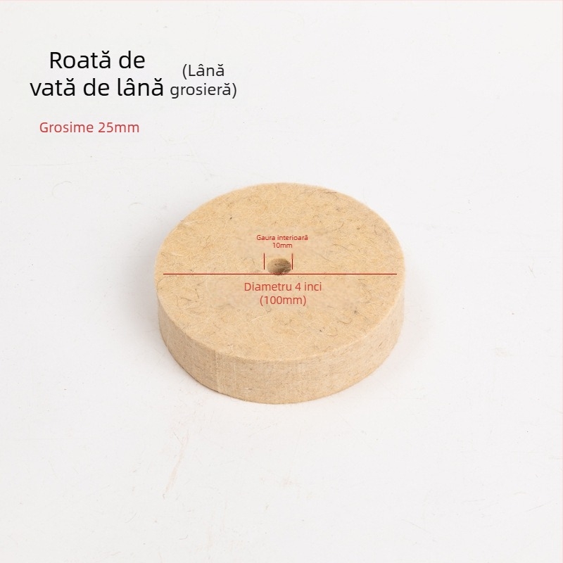 Fengpeng Roată de lână — tip: Wool Wheel; material: lână; abrasive: Wool Felt; duritate: 7p