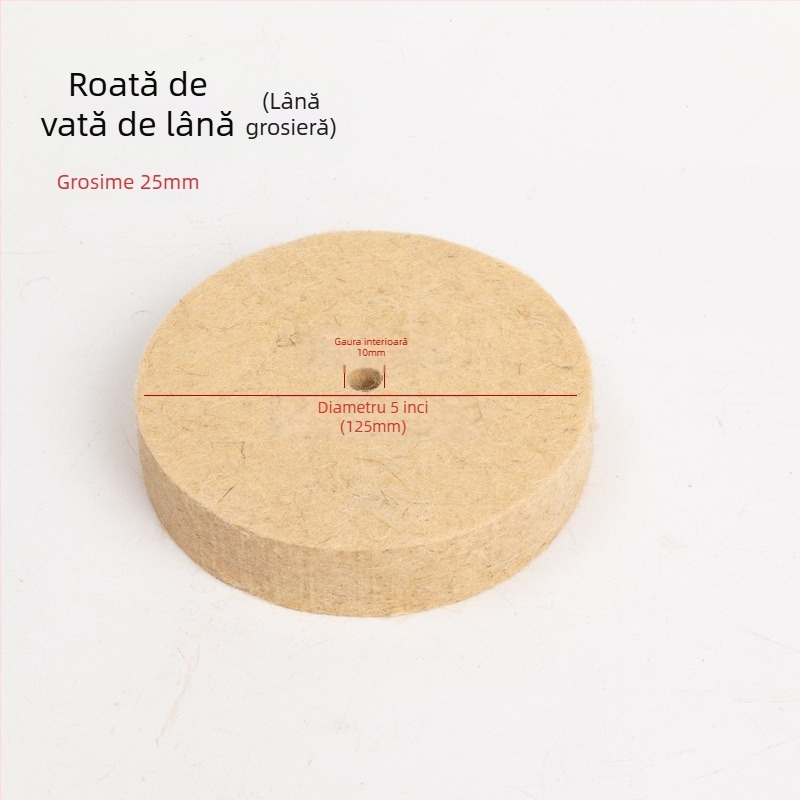 Fengpeng Roată de lână — tip: Wool Wheel; material: lână; abrasive: Wool Felt; duritate: 7p