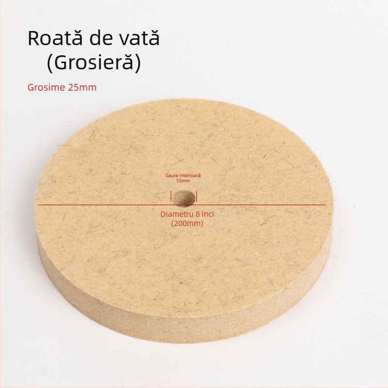Fengpeng Roată de lână — tip: Wool Wheel; material: lână; abrasive: Wool Felt; duritate: 7p