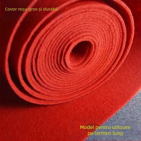 Covor pentru ceremonii de nuntă, țesut la mașină, dreptunghiular, model solid, 100% poliester