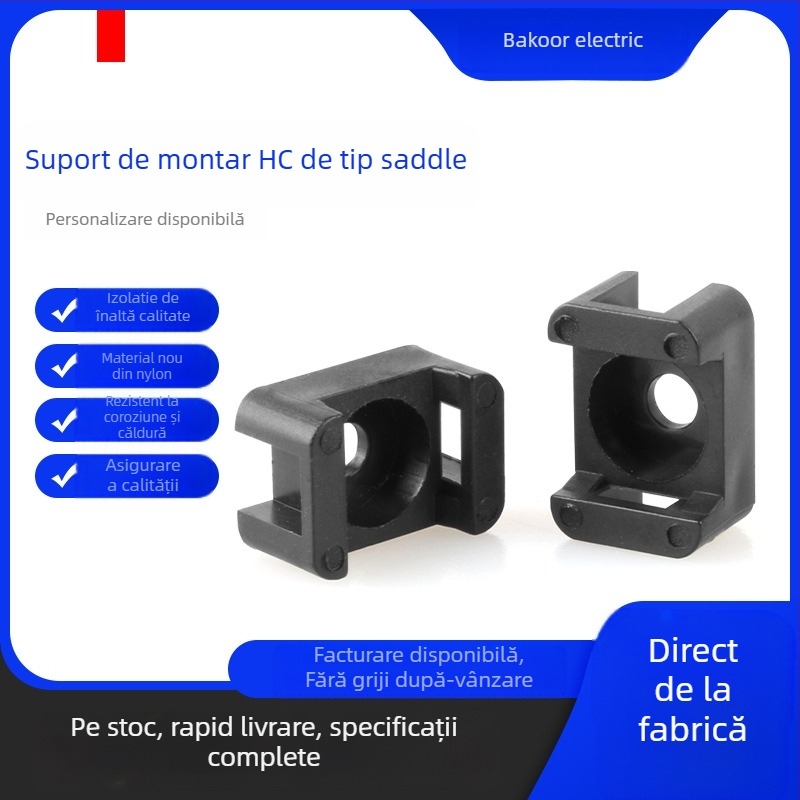 Suport cabluri tip șa; gestionare și fixare cabluri; Model HC Saddle Holder; Brand Ba Control Electric