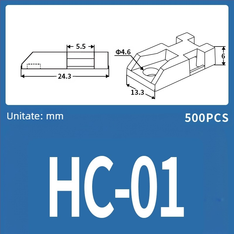 Suport cabluri tip șa; gestionare și fixare cabluri; Model HC Saddle Holder; Brand Ba Control Electric
