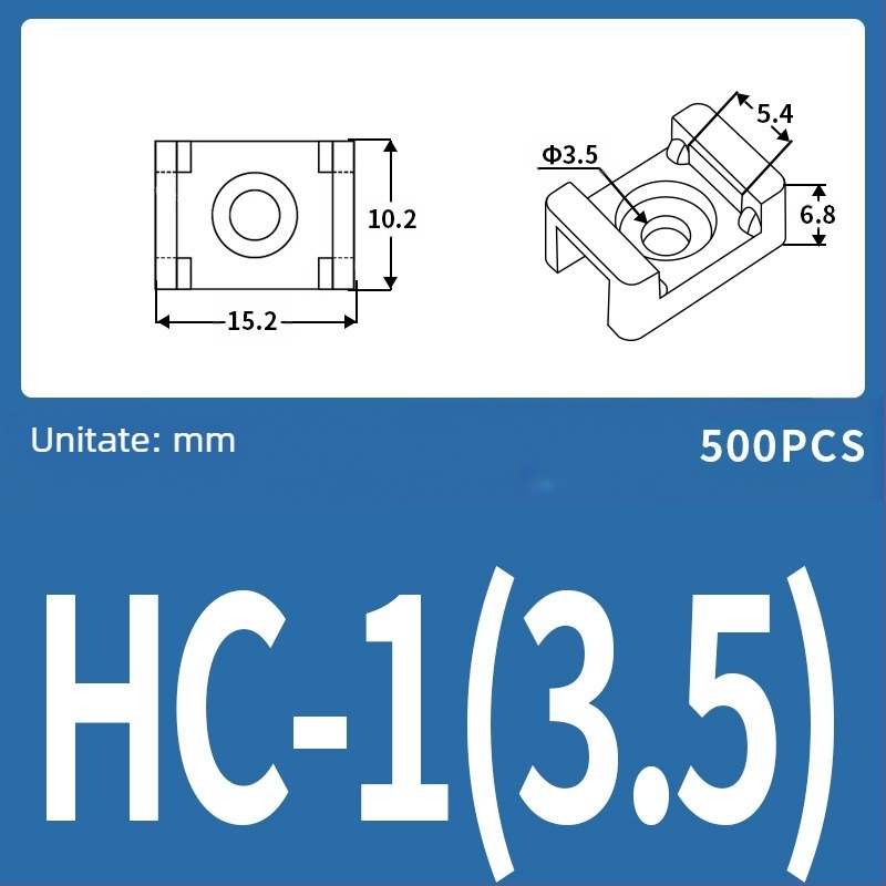 Suport cabluri tip șa; gestionare și fixare cabluri; Model HC Saddle Holder; Brand Ba Control Electric