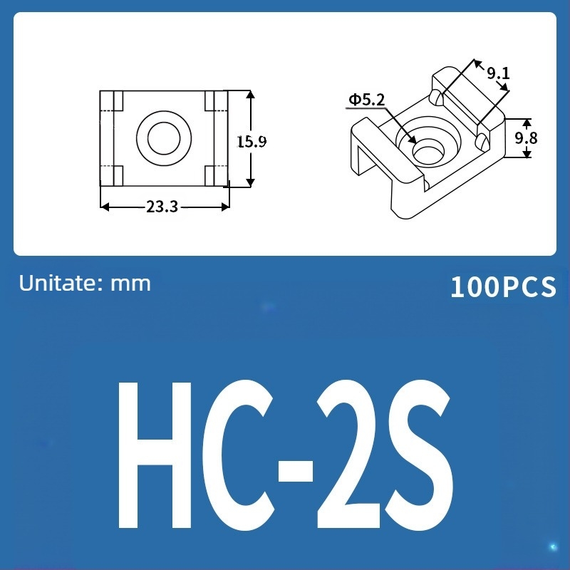 Suport cabluri tip șa; gestionare și fixare cabluri; Model HC Saddle Holder; Brand Ba Control Electric