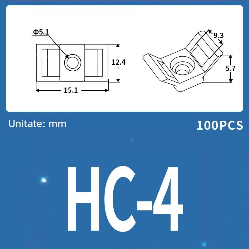 Suport cabluri tip șa; gestionare și fixare cabluri; Model HC Saddle Holder; Brand Ba Control Electric