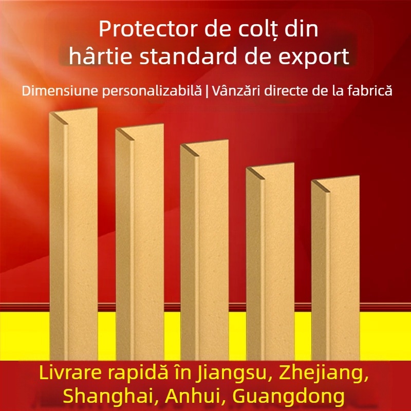 Protector de colț din hârtie kraft, format L, marca Renda, duritate reglabilă.
