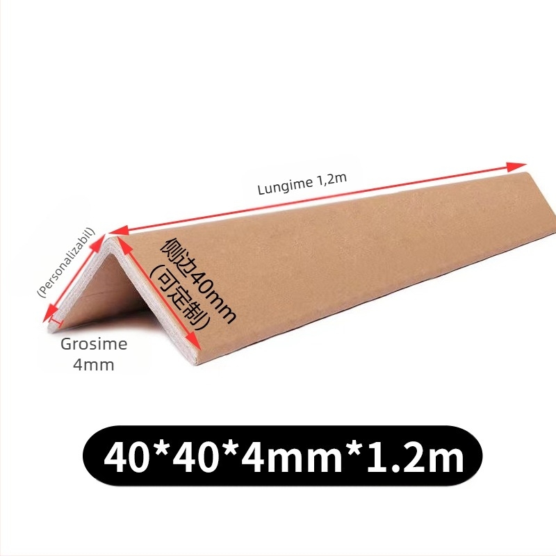 Protector de colț din hârtie kraft, format L, marca Renda, duritate reglabilă.