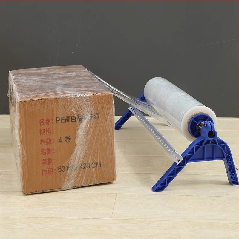 Trăgător manual de film pentru catering, sistem de împachetare pe birou cu cutter de folie, Material: Altul