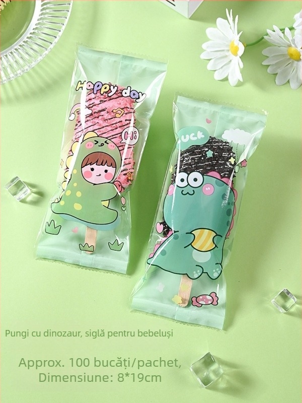 Pungă de ambalare pentru înghețată de casă, sigilare termică pe folie compozită, ambalare pentru gustări, personalizabil