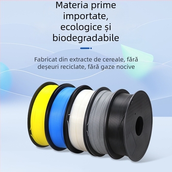 Filament PLA pentru imprimare 3D, diametru 1,75 mm, secțiune circulară, lungime aproximativ 330 m