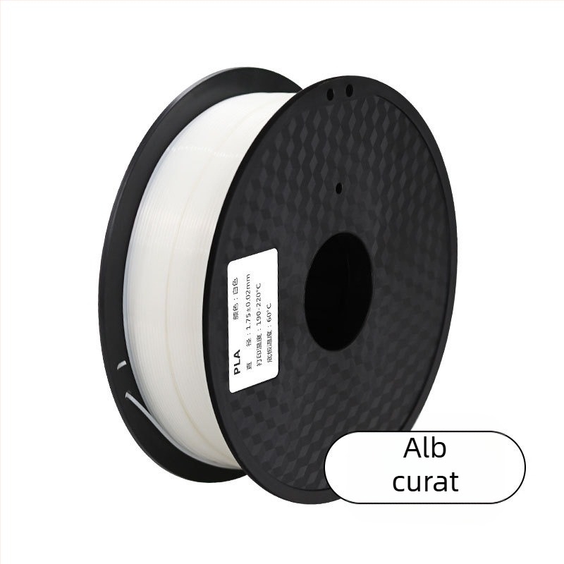 Filament PLA pentru imprimare 3D, diametru 1,75 mm, secțiune circulară, lungime aproximativ 330 m