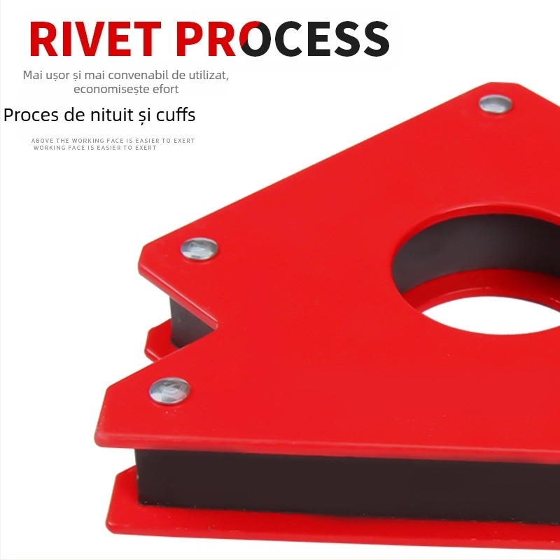 Pozitionator magnetic pentru sudură – ZHCY, oțel inoxidabil, unghi drept și unghiuri multiple, acționare manuală, alimentare automată