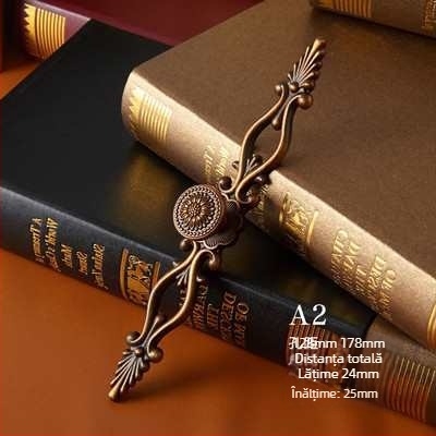 Mâner pentru ușă de dulap și sertar, aliaj de zinc, stil american și european pentru mobilier de bucătărie