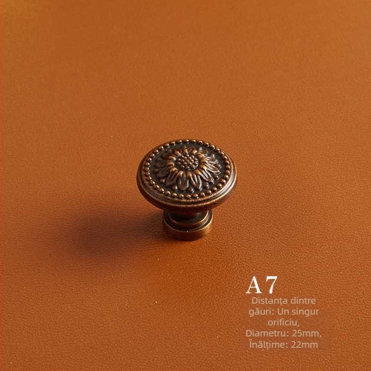 Mâner pentru ușă de dulap și sertar, aliaj de zinc, stil american și european pentru mobilier de bucătărie