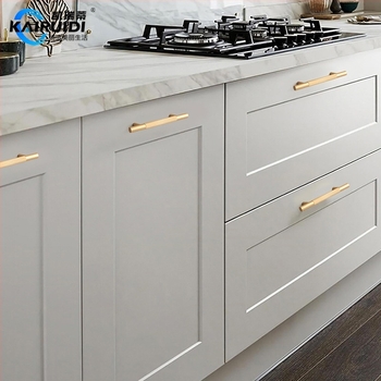 Mâner pentru ușă garderobă și dulap, aliaj de aluminiu, finisaj electroplacat, model 9005, brand Kairuiti, stil modern minimalist, lux discret