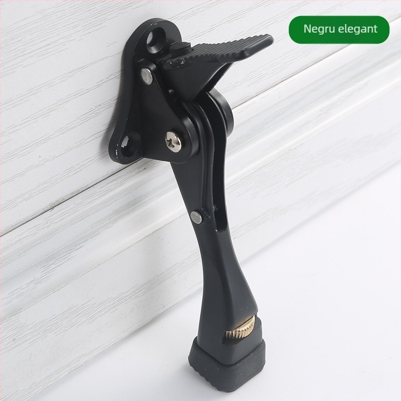 Locator superior automat pentru ușă cu frână (Model 123; Material: aliaj de zinc și aliaj de aluminiu; Finisare: electroplacare; Montaj: tip perete CT-01; Comandă: automată)