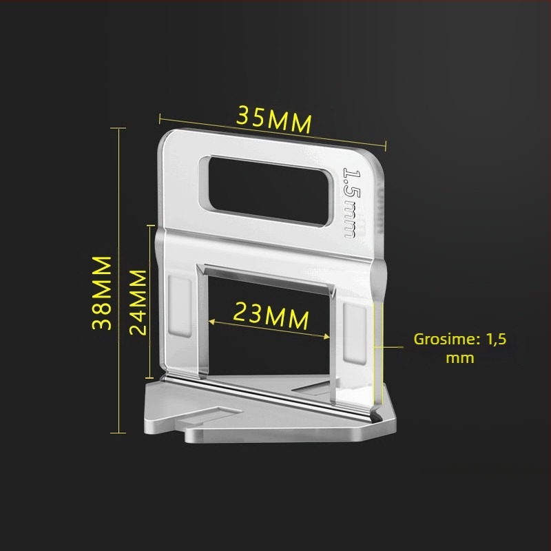 Instrument de nivelare pentru plăci ceramice – poziționare și aliniere pentru plăci de perete și podea