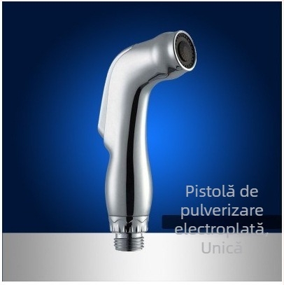 Set spray pentru toaletă, portabil, model PQ-858, material plastic, presiune nominală 10, temperatură de lucru 80°C, conexiune manuală