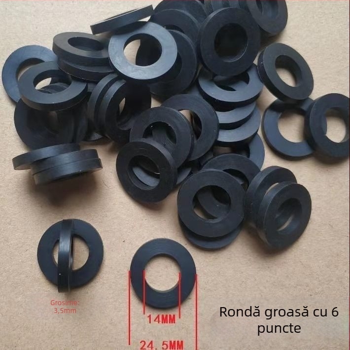 Garnitură din cauciuc pentru duș cu filtru, sigiliu pentru intrarea boilerului și robinet