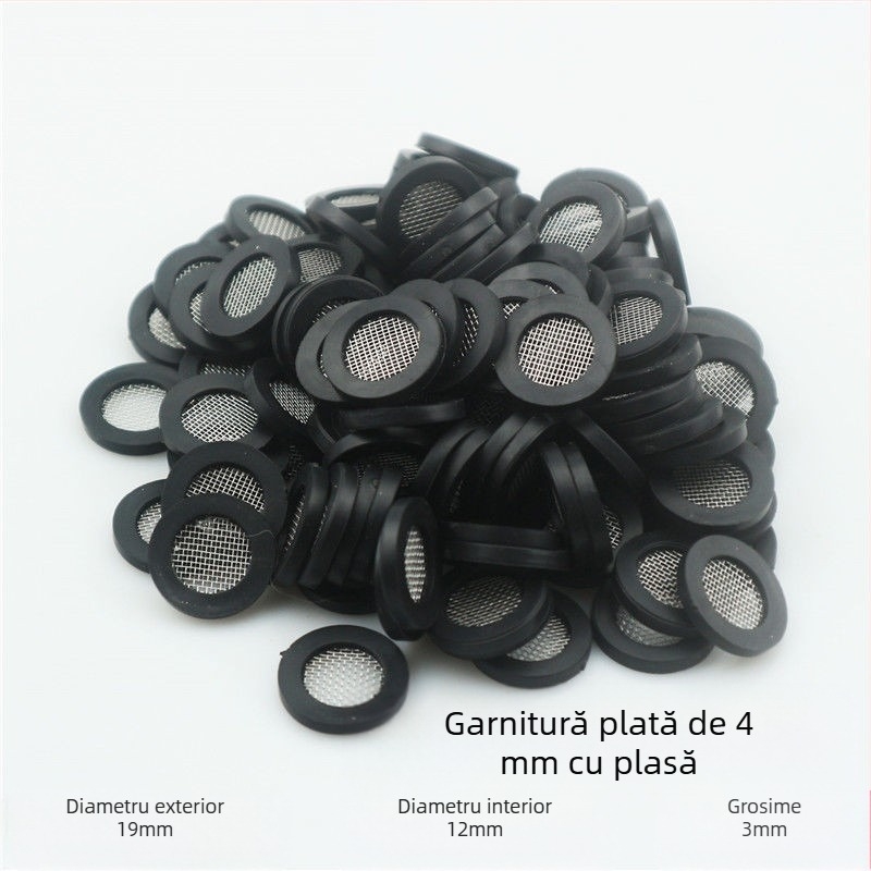 Garnitură din cauciuc pentru duș cu filtru, sigiliu pentru intrarea boilerului și robinet