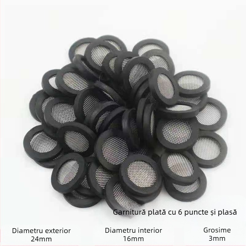 Garnitură din cauciuc pentru duș cu filtru, sigiliu pentru intrarea boilerului și robinet