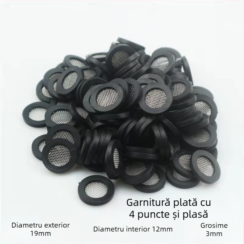 Garnitură din cauciuc pentru duș cu filtru, sigiliu pentru intrarea boilerului și robinet