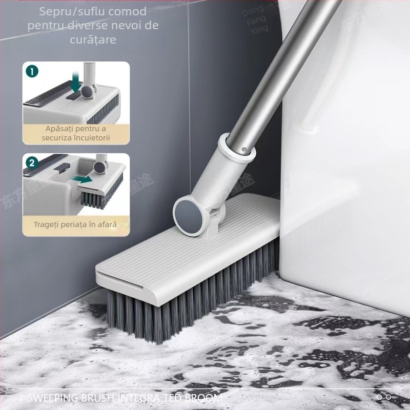 Set mătură și făraș pliabil - material PP, model 049, 1 set, 0,95 kg