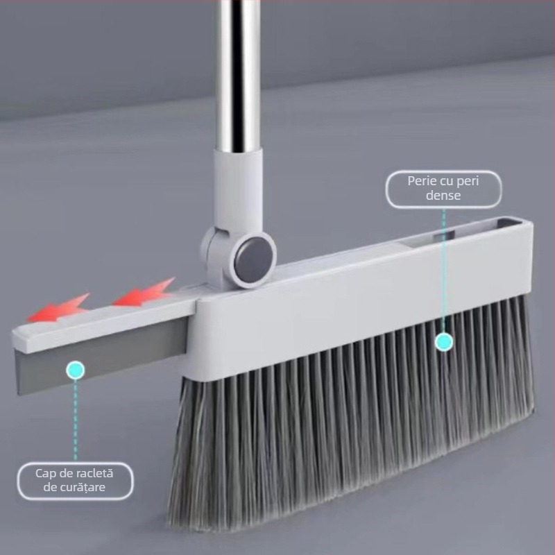 Set mătură și făraș pliabil - material PP, model 049, 1 set, 0,95 kg