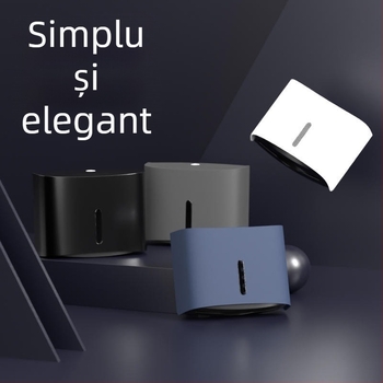 Cutie montată pe perete pentru șervete de hârtie — ABS, rezistentă la apă, fără găuri, model 6015