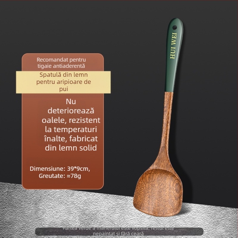 Lopată de lemn pentru gătit de la PLYS/Pales — ustensilă de bucătărie rezistentă la temperaturi înalte