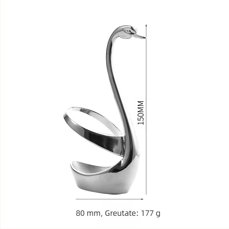 Set de furculițe pentru fructe și lingură de desert din oțel inoxidabil, stil ușor lux, model monocrom, finisaj oglindit