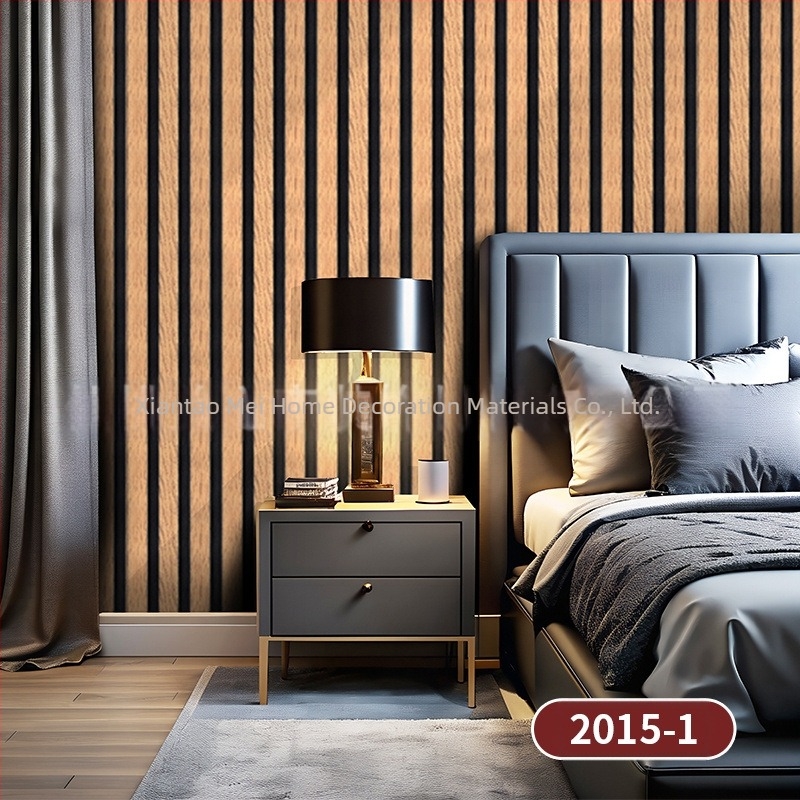 Tapet PVC pentru perete cu textură de lemn, autoadezivă, rezistentă la umezeală, multistrat, efecte speciale, stil nou chinezesc, pentru fundal TV