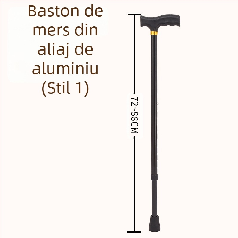 Ruilong Bețișor telescopic din oțel inoxidabil, model 2511, ușor, antiderapant