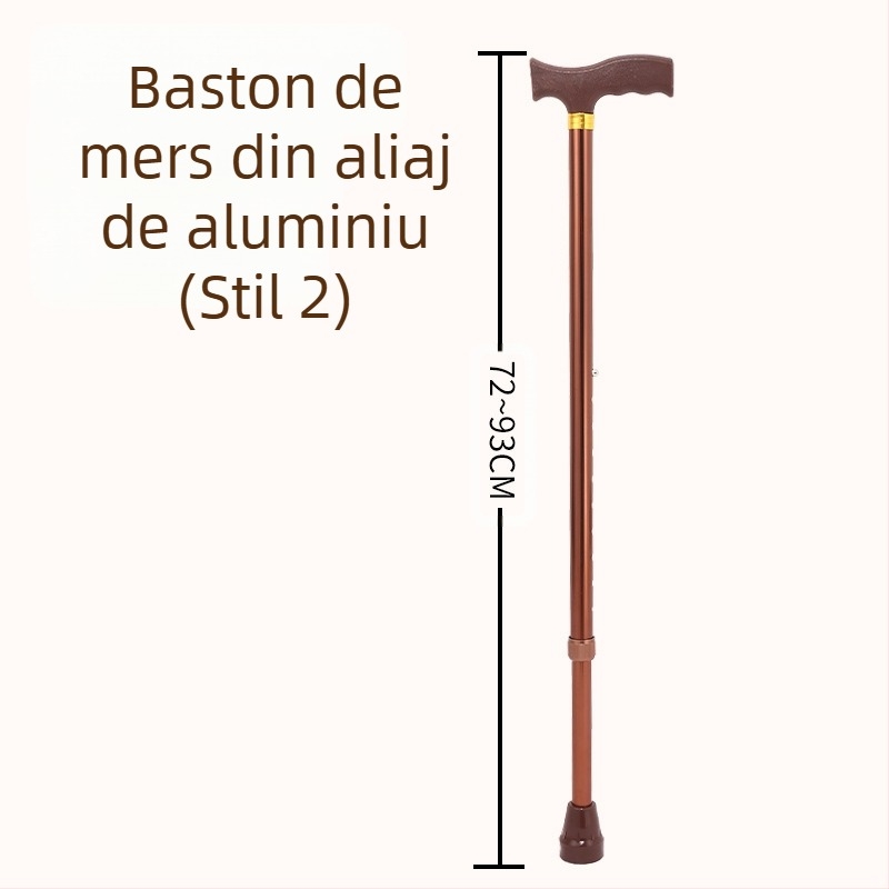 Ruilong Bețișor telescopic din oțel inoxidabil, model 2511, ușor, antiderapant