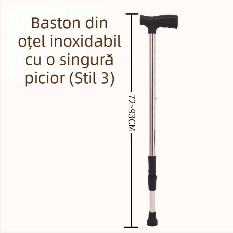 Ruilong Bețișor telescopic din oțel inoxidabil, model 2511, ușor, antiderapant