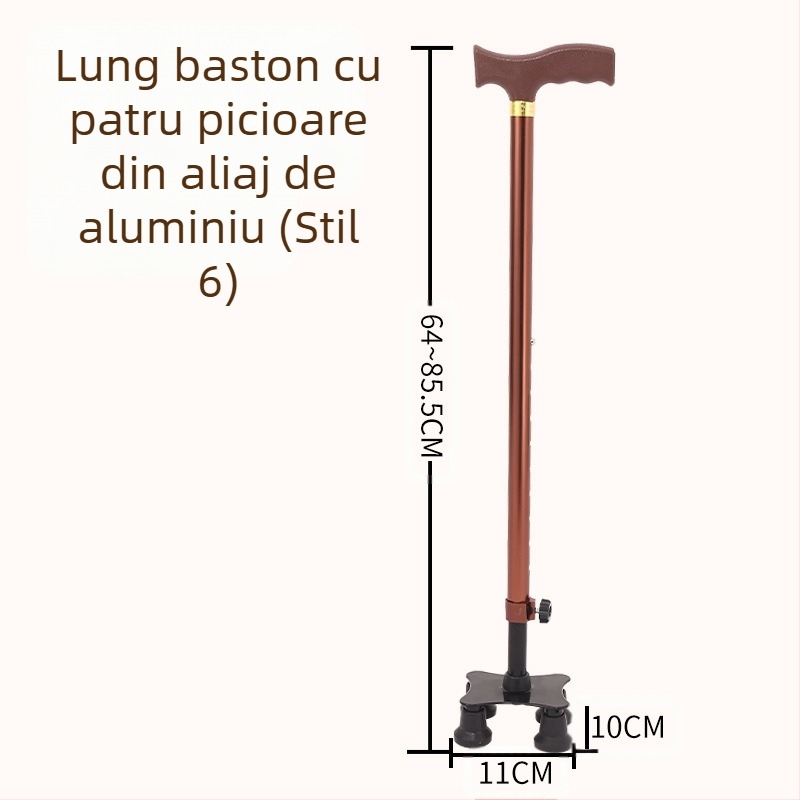 Ruilong Bețișor telescopic din oțel inoxidabil, model 2511, ușor, antiderapant