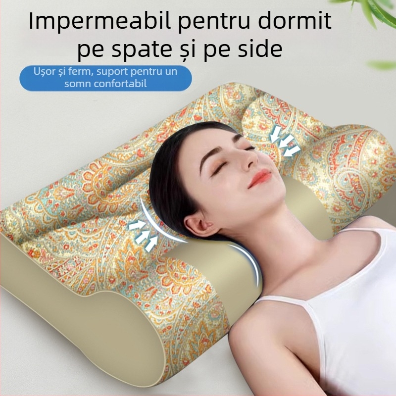 Ji Ren Tang pernă cervicală de masaj dreptunghiulară pentru o singură persoană, multifuncțională, umplutură 14863995