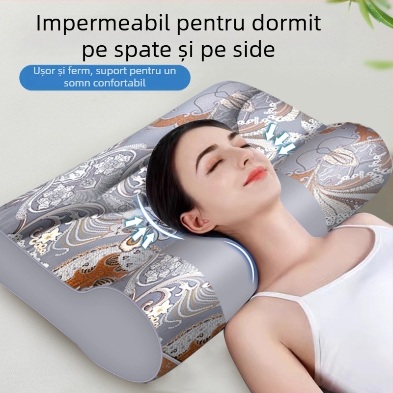 Ji Ren Tang pernă cervicală de masaj dreptunghiulară pentru o singură persoană, multifuncțională, umplutură 14863995