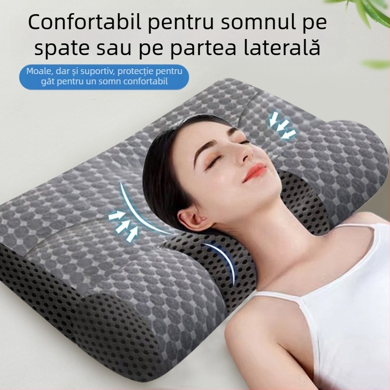 Ji Ren Tang pernă cervicală de masaj dreptunghiulară pentru o singură persoană, multifuncțională, umplutură 14863995