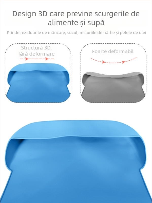 Bibs din silicon pentru adulți, impermeabil, absorbant pentru salivă