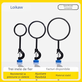 Stativ de laborator din oțel cu inel pentru separatoare și suport pentru tijă de încălzire a borcanelor