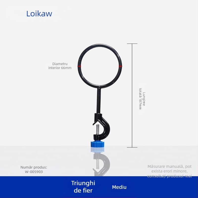 Stativ de laborator din oțel cu inel pentru separatoare și suport pentru tijă de încălzire a borcanelor