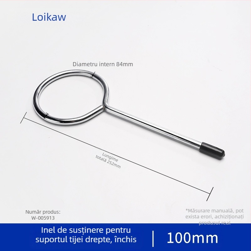 Stativ de laborator din oțel cu inel pentru separatoare și suport pentru tijă de încălzire a borcanelor