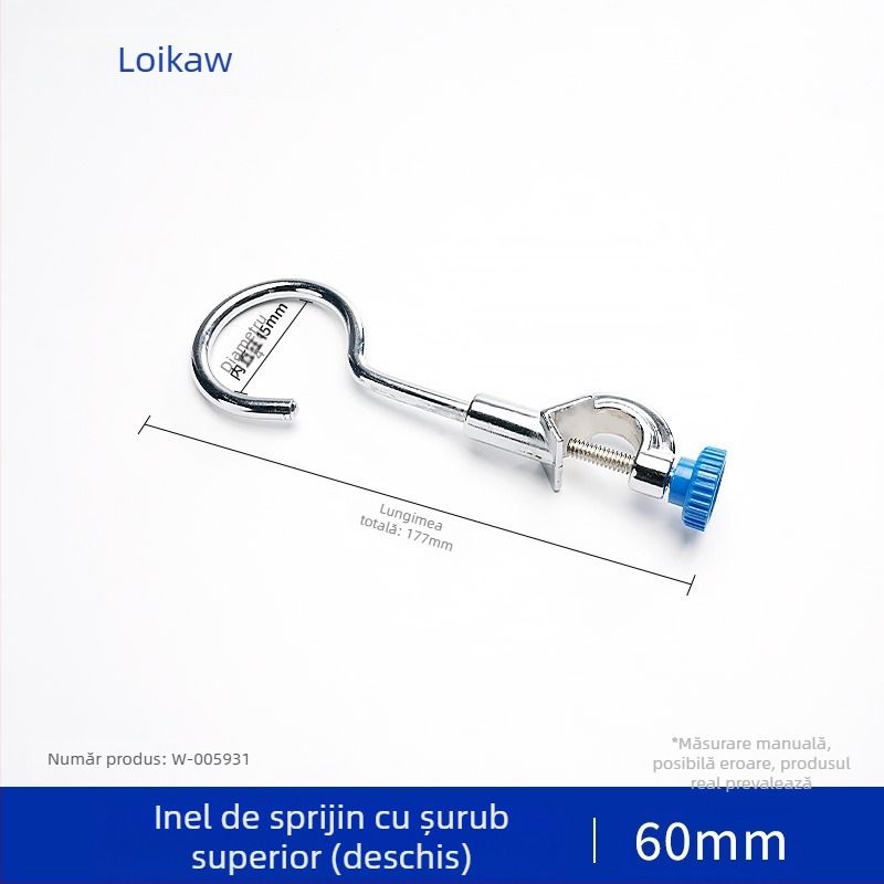 Stativ de laborator din oțel cu inel pentru separatoare și suport pentru tijă de încălzire a borcanelor