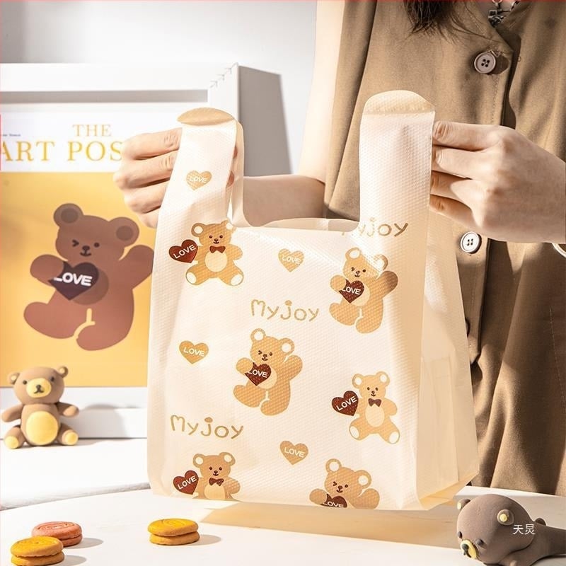 Pungi plastice groase pentru ambalare la livrare, calitate alimentară, de-unică folosință, personalizabile