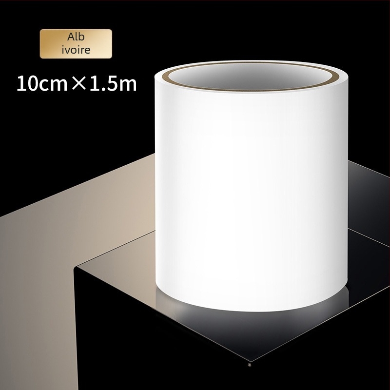 Bandă impermeabilă pentru reparații de scurgeri la țevi PVC, baie și bucătărie, format în spirală stratificat, nucleu din carton, 500% alungire, adeziv puternic rezistent la apă