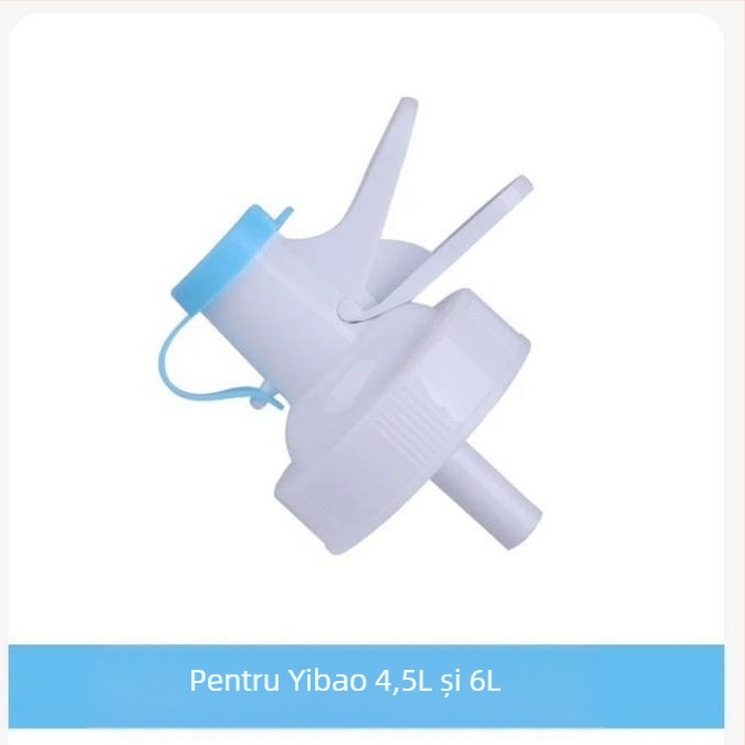 Naju robinet pentru apă îmbuteliată cu dop de praf, plastic alimentar, design modern minimalist