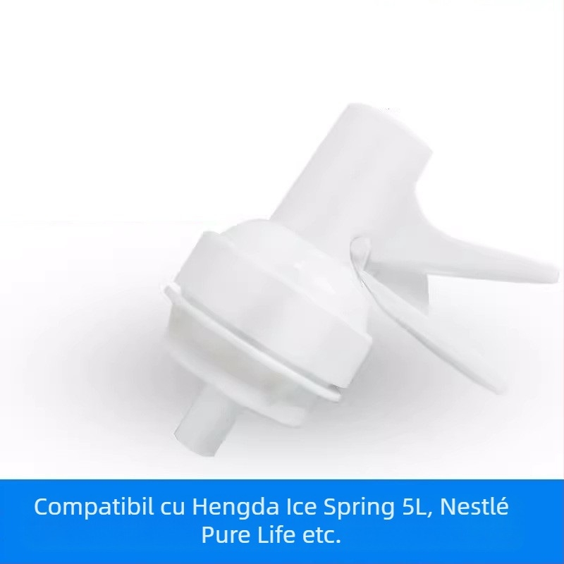 Naju robinet pentru apă îmbuteliată cu dop de praf, plastic alimentar, design modern minimalist