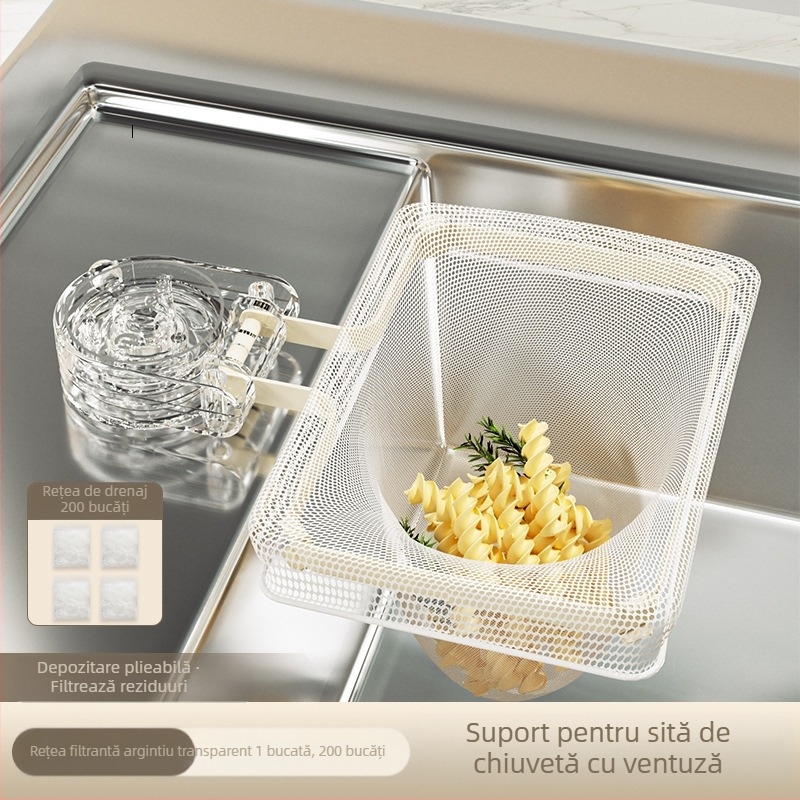 Matsumoto Plasă de filtrare pentru resturi la chiuvetă - Filtru PP, personalizabil cu logo