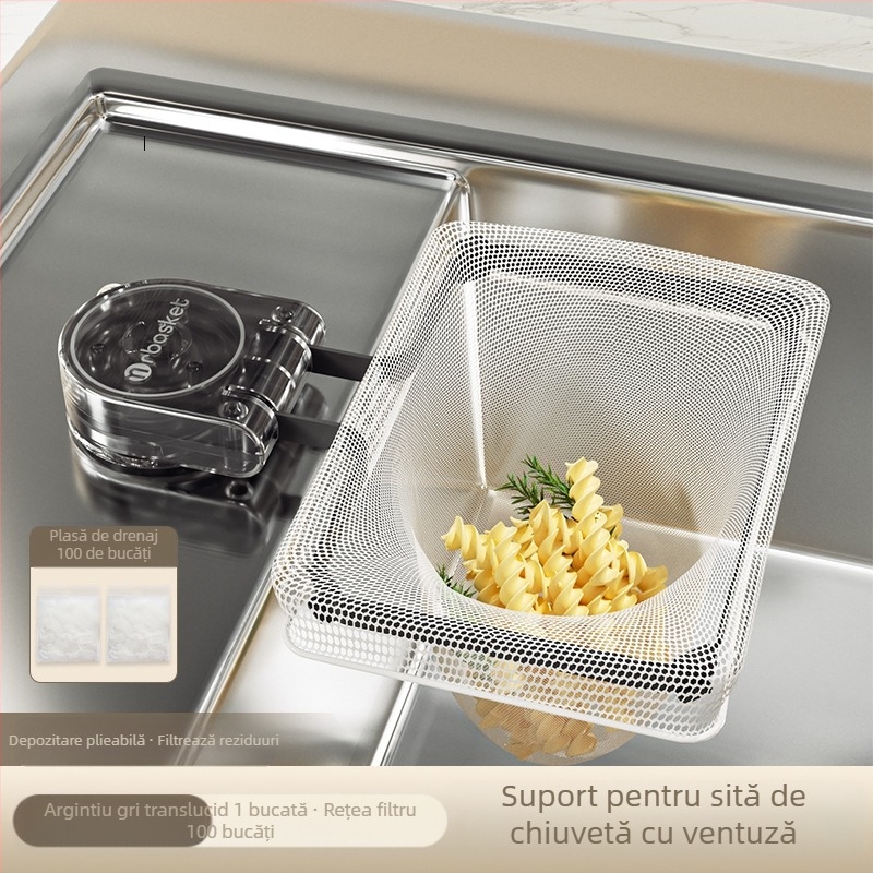 Matsumoto Plasă de filtrare pentru resturi la chiuvetă - Filtru PP, personalizabil cu logo